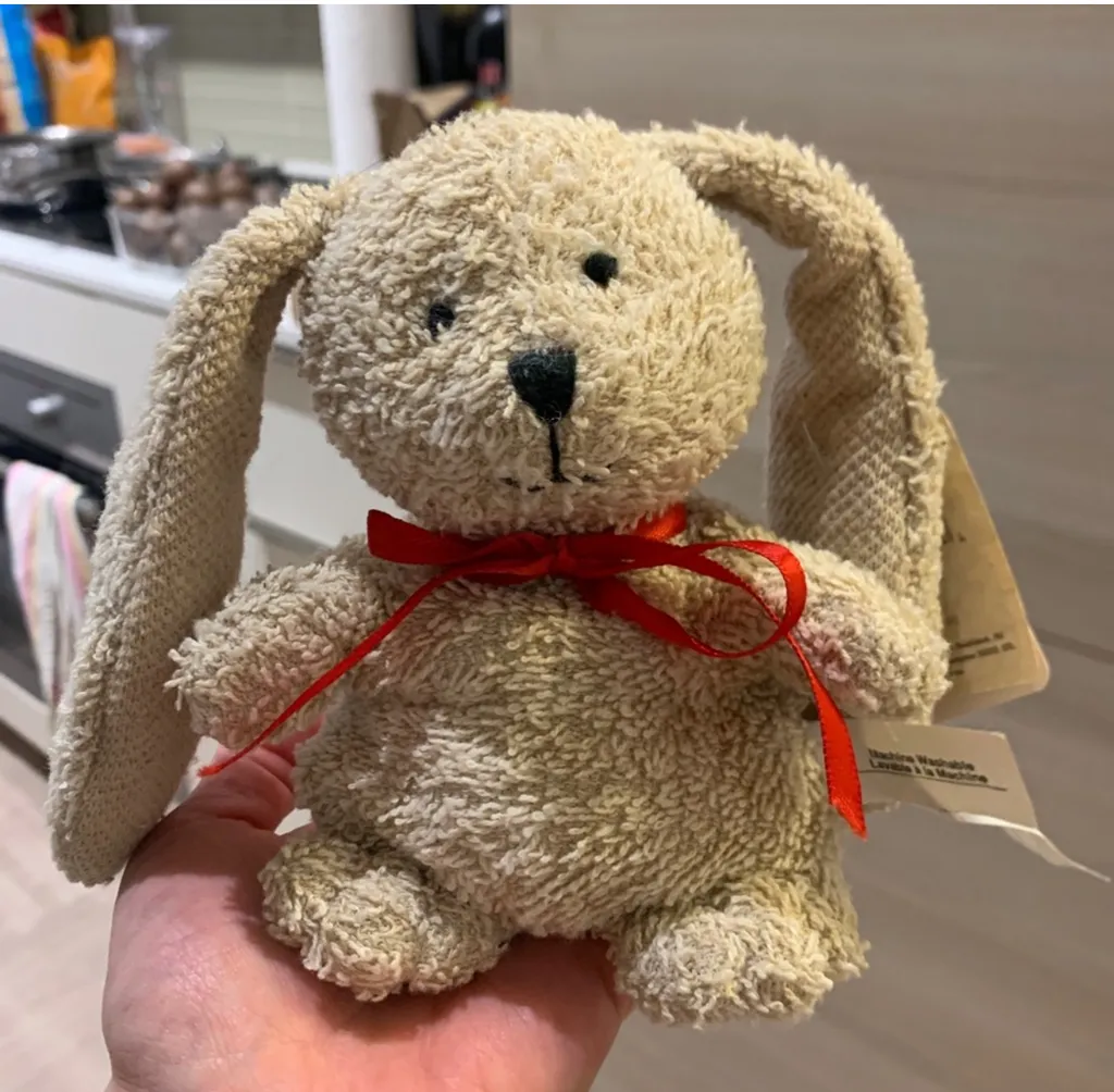 Vintage RUSS Bunny Bean Bag Terry Plush Toy photo 1