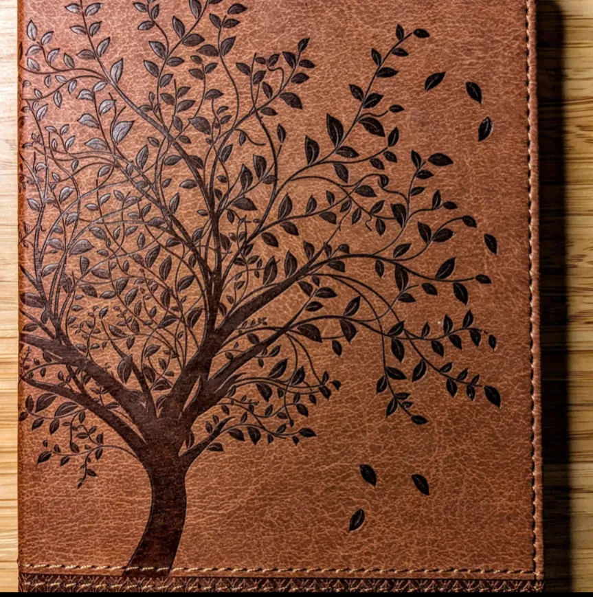 JOURNAL - Tree of life - leather bound 176 pages 5x7" new photo 1