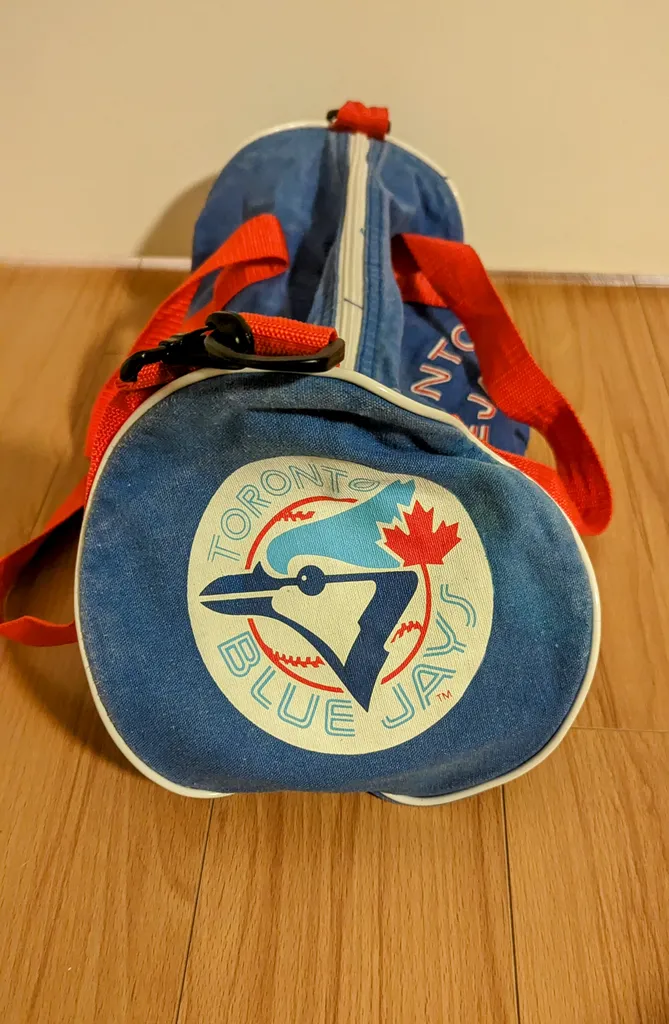 Small Retro Blue Jays Duffle Bag  photo 1