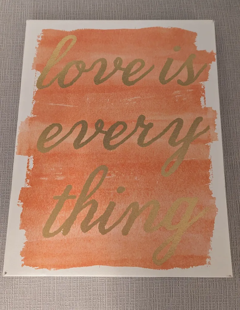 Love is Everything Art Frame Print   Dimensions photo 1