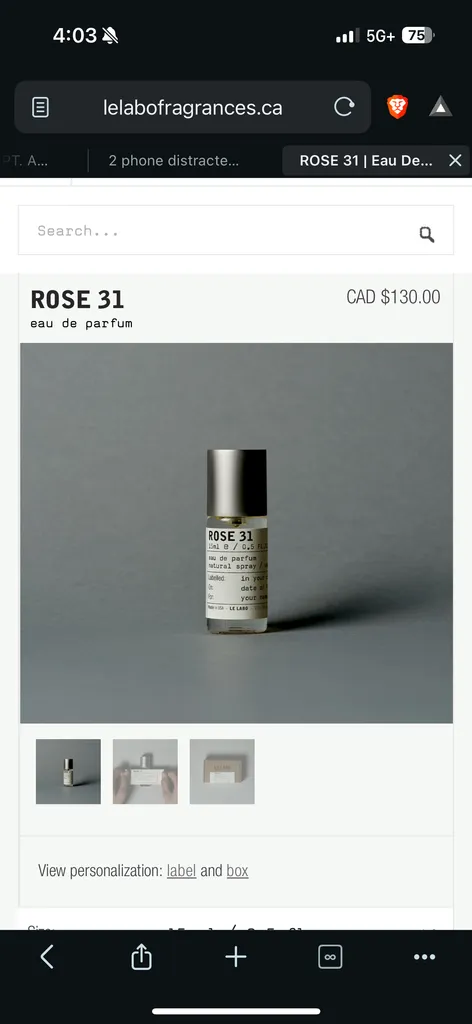 Le Labo Rose 31 - 15ML photo 1