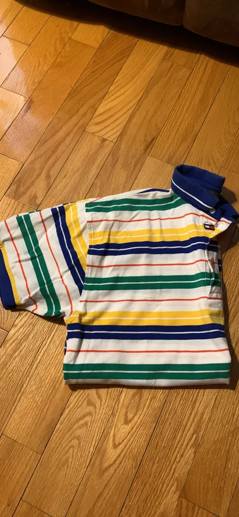 Striped polo shirt photo 1
