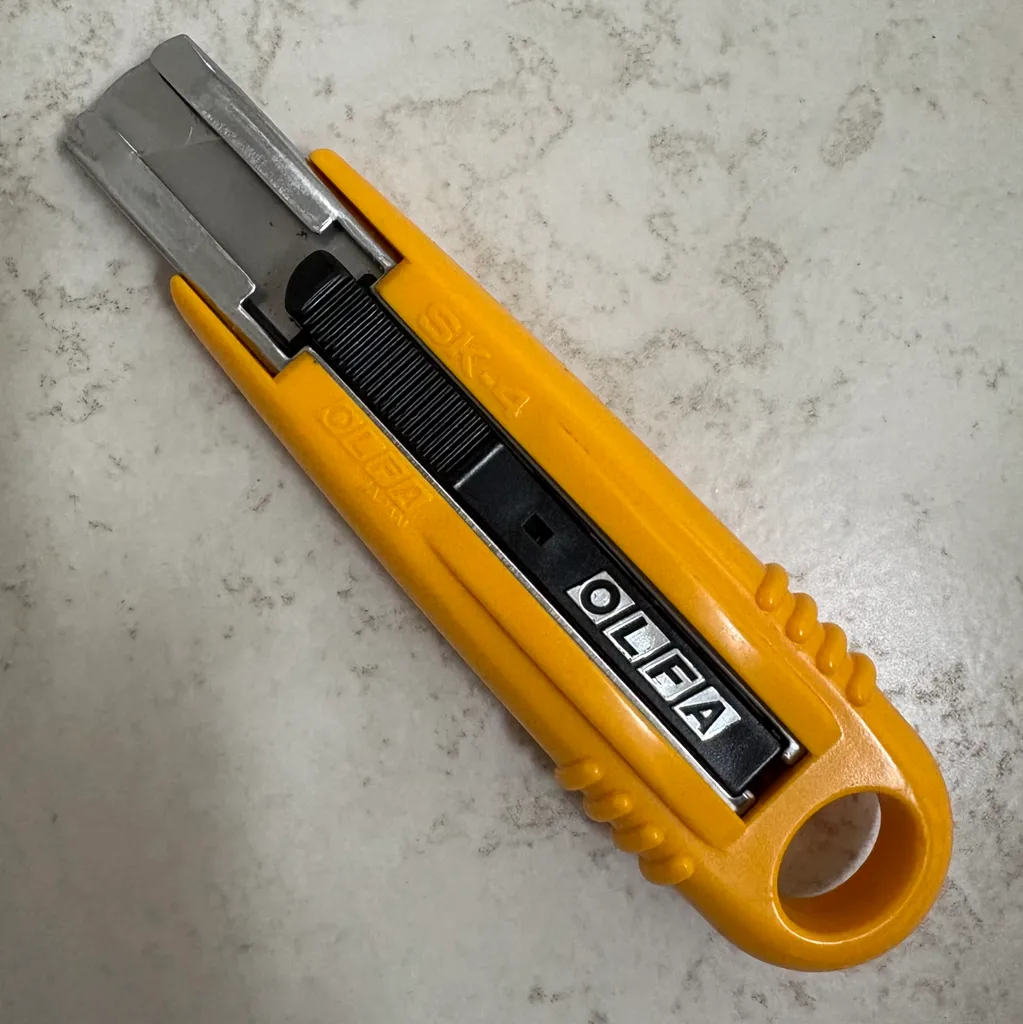 Olfa SK-4 box paper tape cutter pocket knife japan photo 1