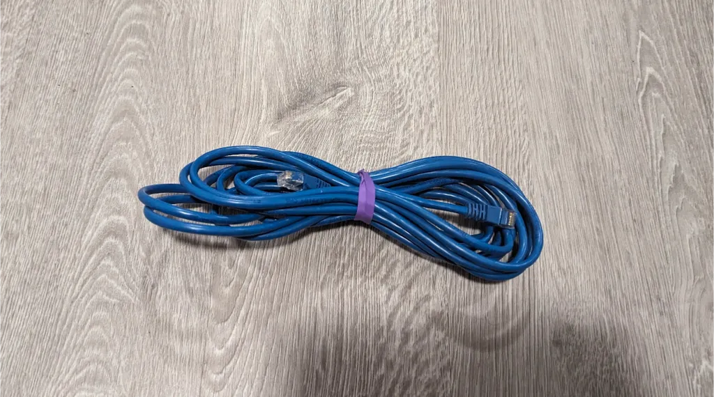 Blue Ethernet Cable  photo 1