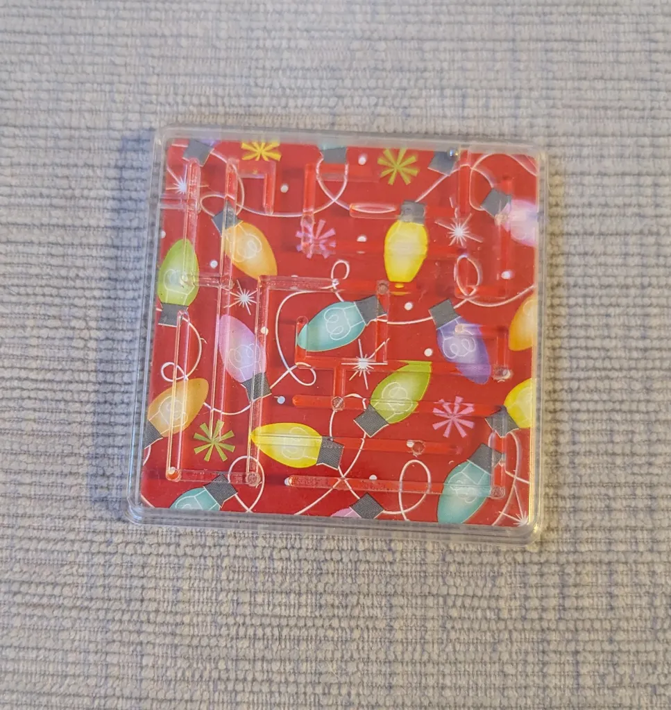 Brand New Christmas-themed Mini Maze Puzzle Toy photo 1