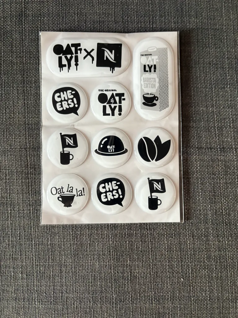 Stickers oatly Nespresso’s collab  photo 1