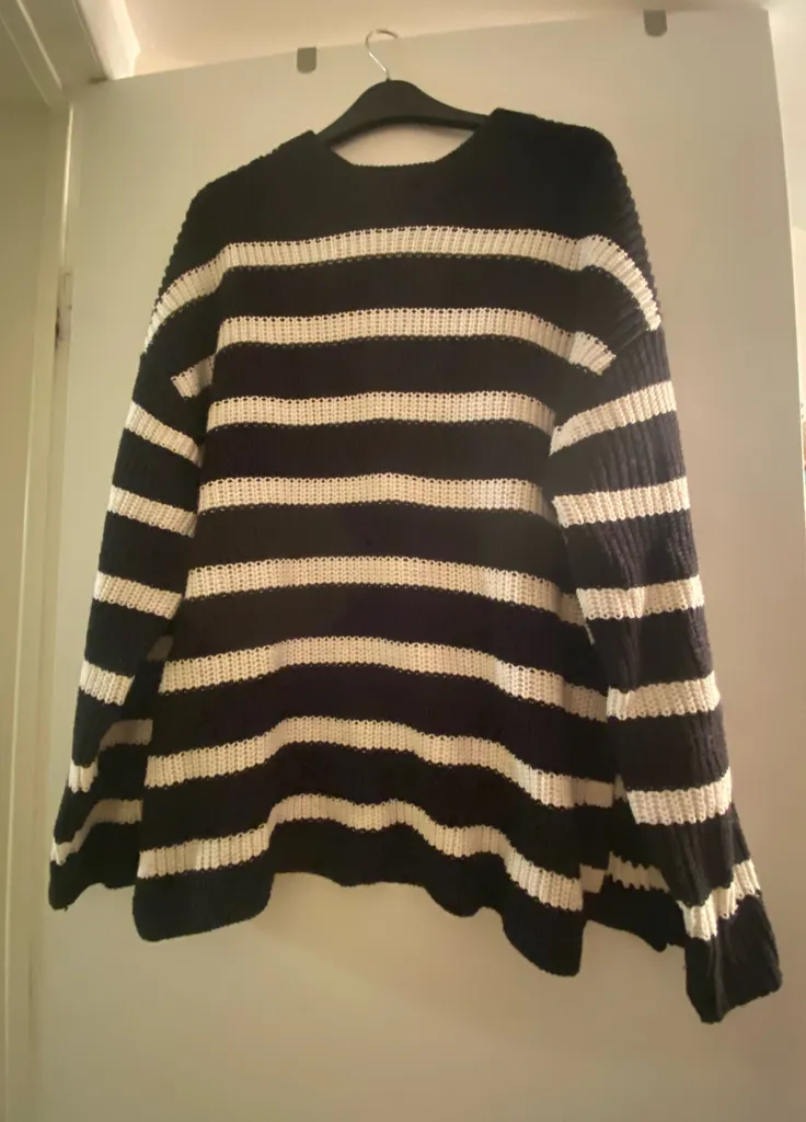 Striped Oversized Sweater photo 1