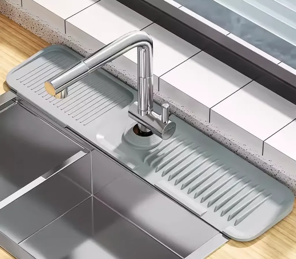 Splash Guard Faucet Sink Mat photo 1