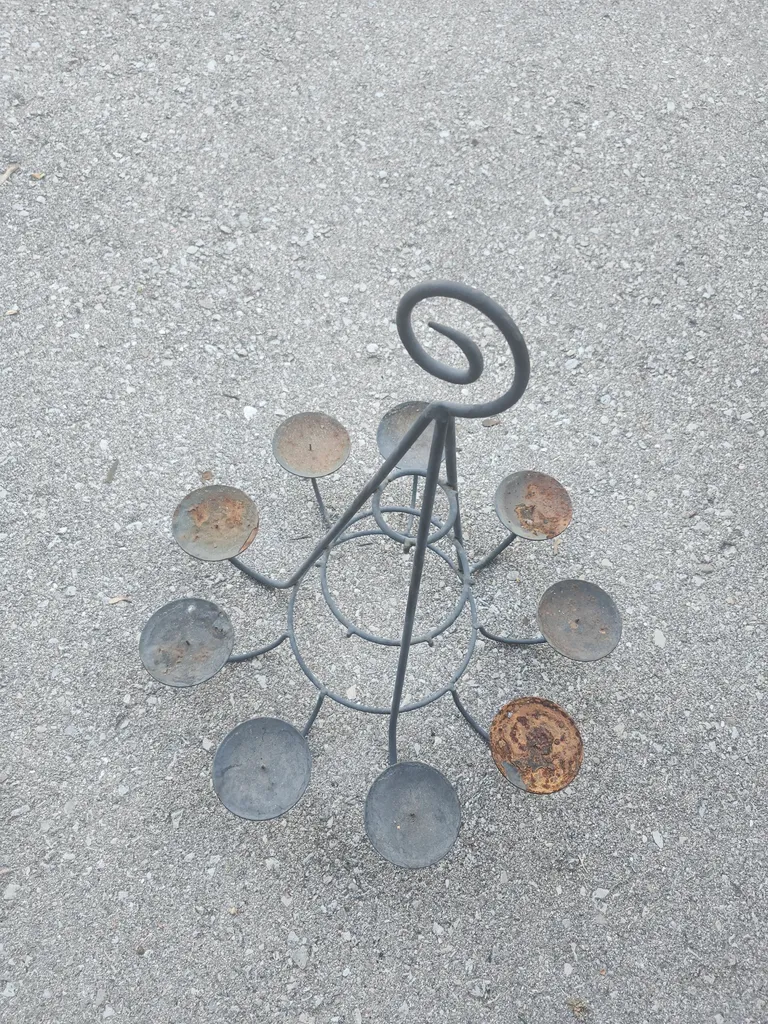 Old candle holder photo 1