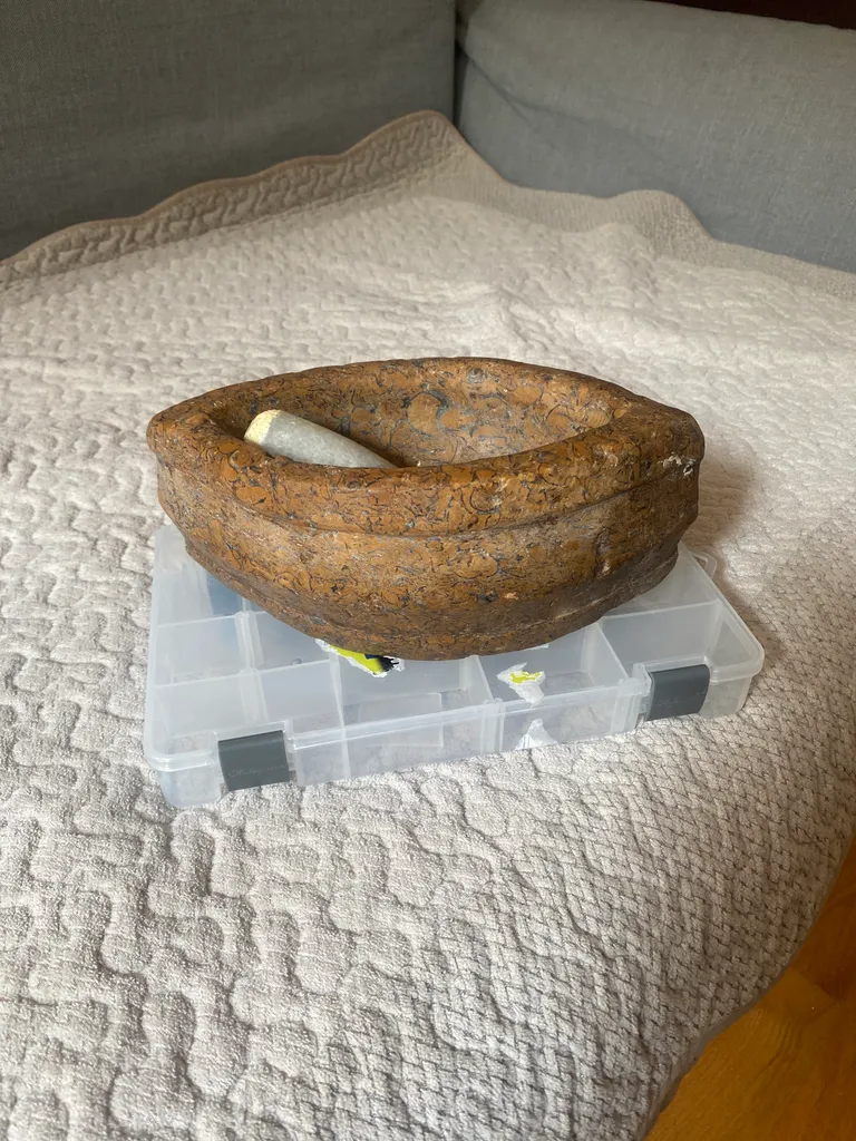 Vintage mortar and pestle  photo 1