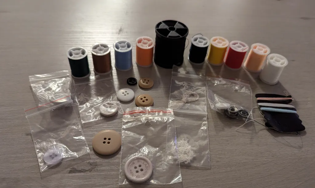 Sewing Kit: Thread Spools, Buttons, and More! photo 1