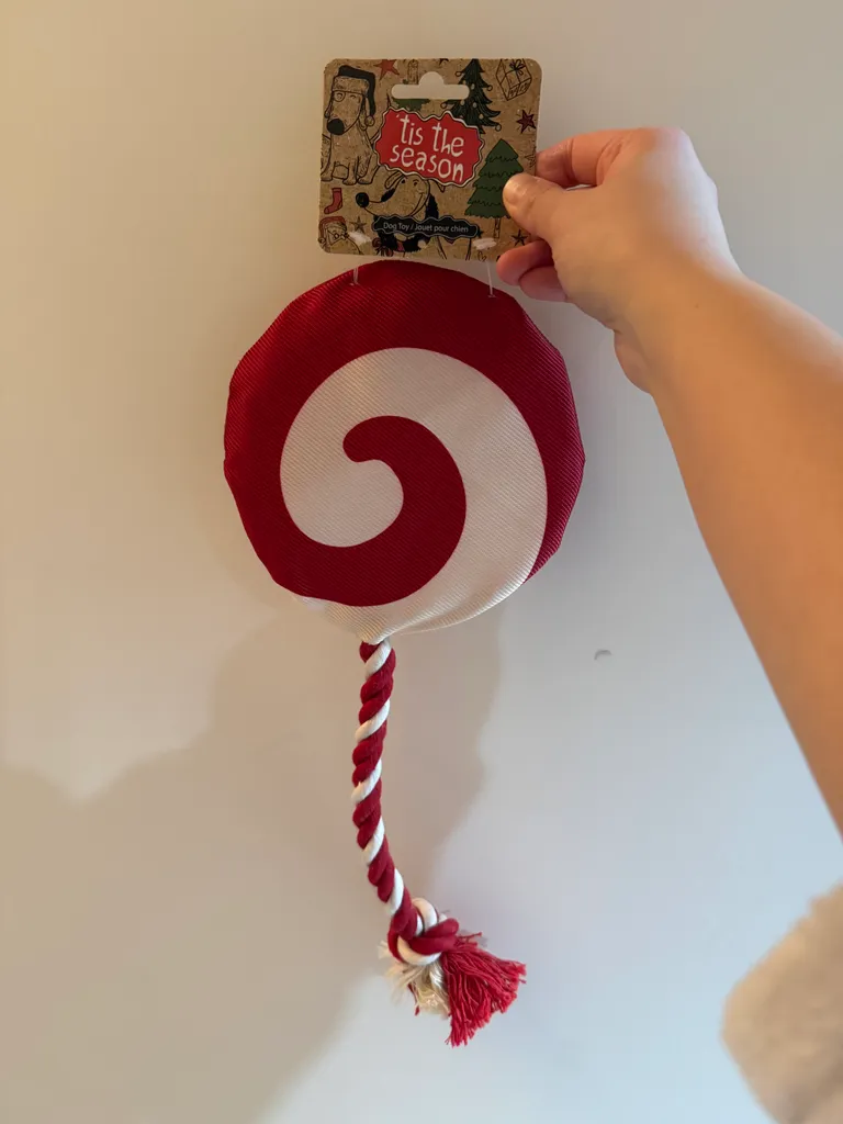 BNWT Tis the season candy themed dog toy  photo 1