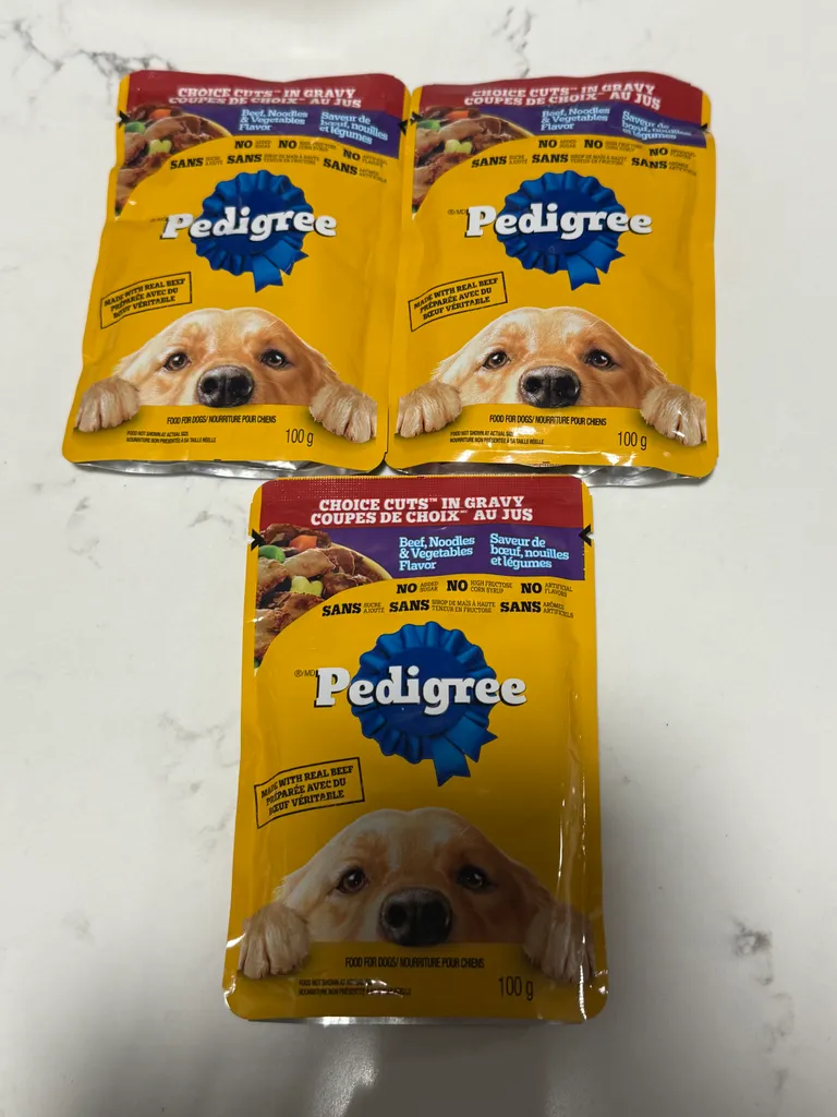 Pedigree Beef Noodles and Vegetable flavor  photo 1