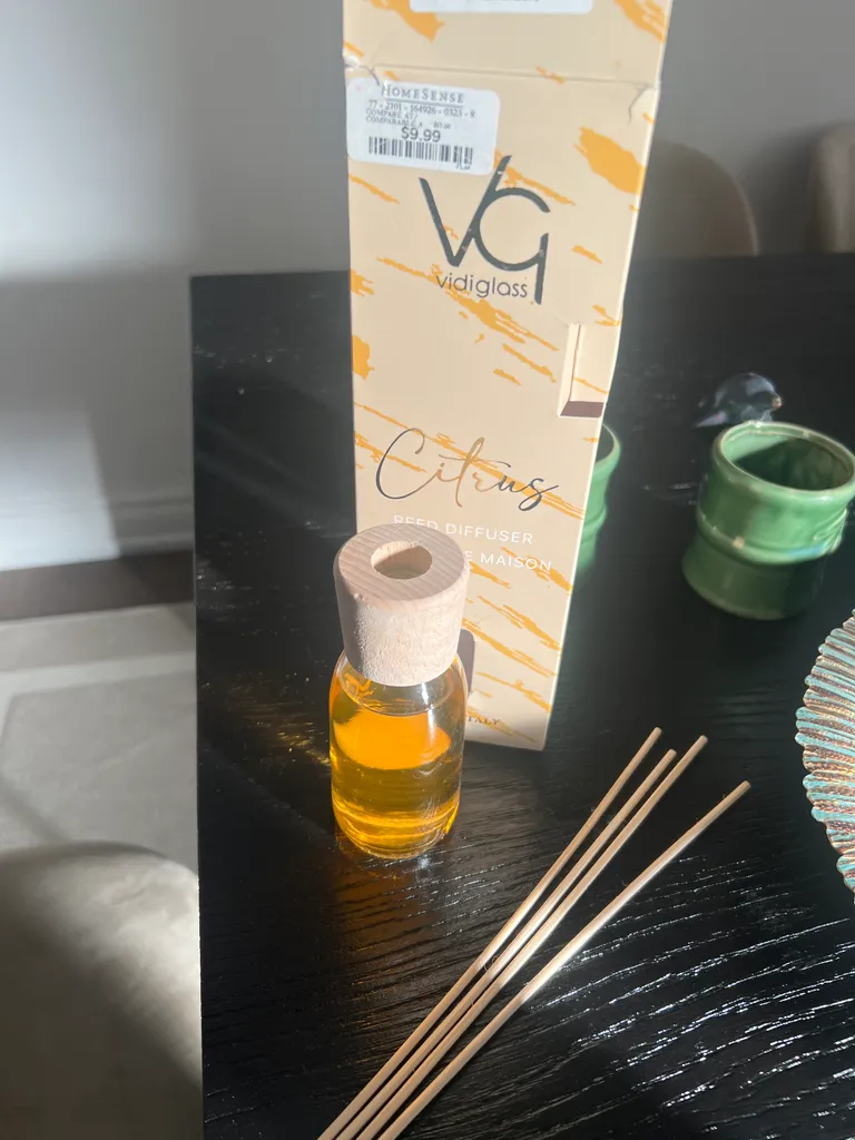 Vidiglass Citrus Reed Diffuser photo 1