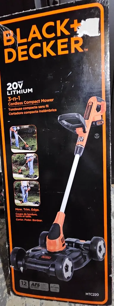 2 Black and Decker Cordless Mower photo 1