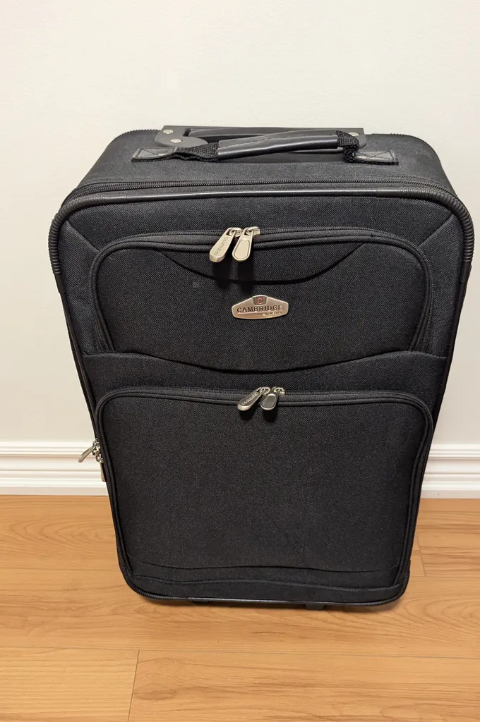 Black Cambridge Carry On Black Suitcase  photo 1