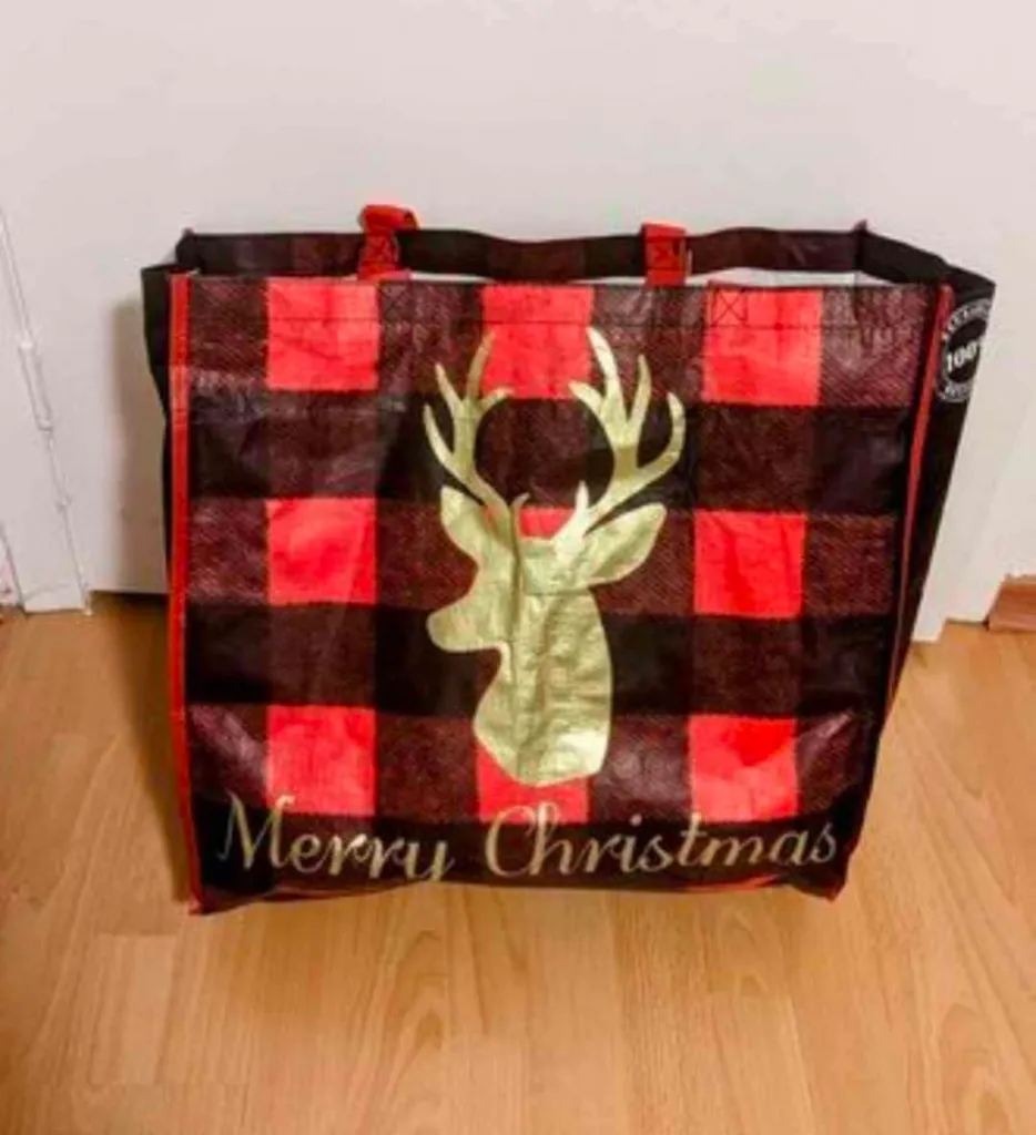 Merry Christmas Reusable Tote Bag  photo 1