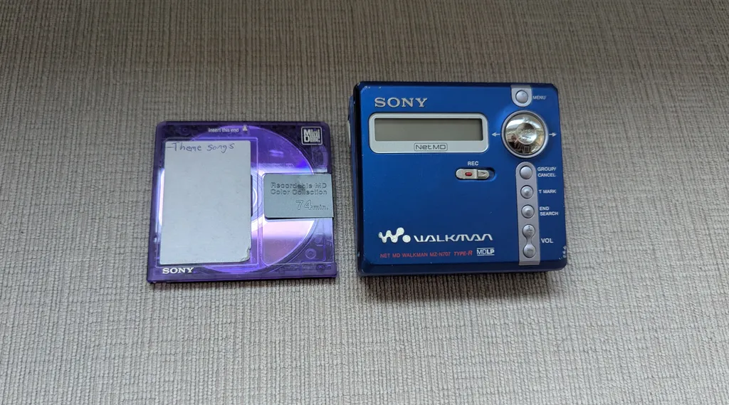 Sony Portable Mini Disc MZ-N707 Net MD Player photo 1