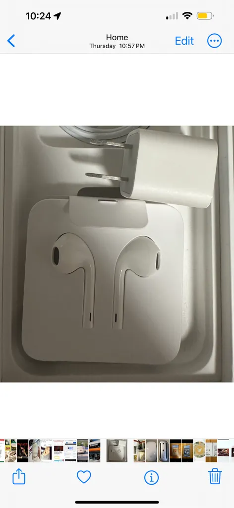 Apple EarPods (brand new) and cube  photo 1