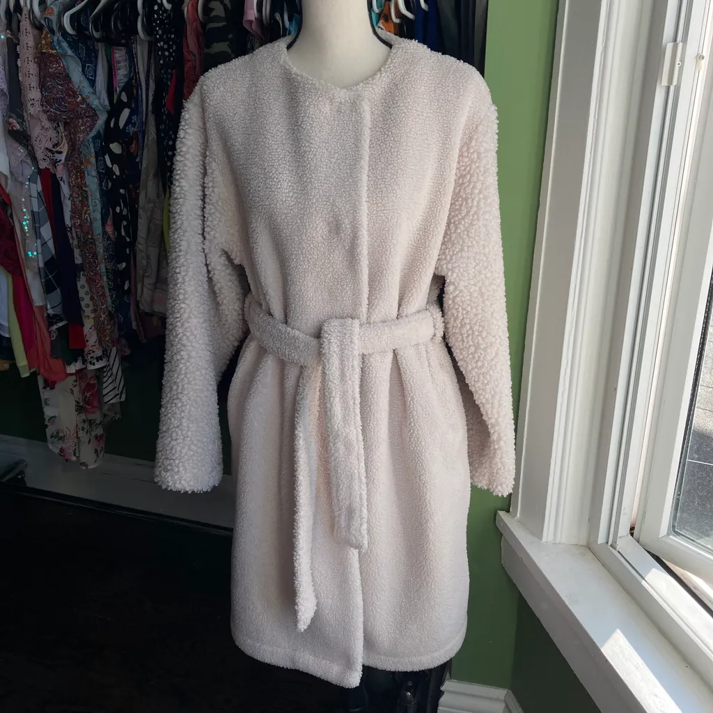 WANDERSON UNIQLO TEDDY CARDIGAN SSWEATER COAT photo 1