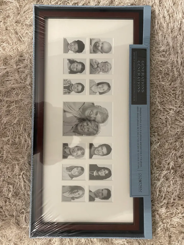 🎁 Large photo frame. Family generations photo frame. New photo 1