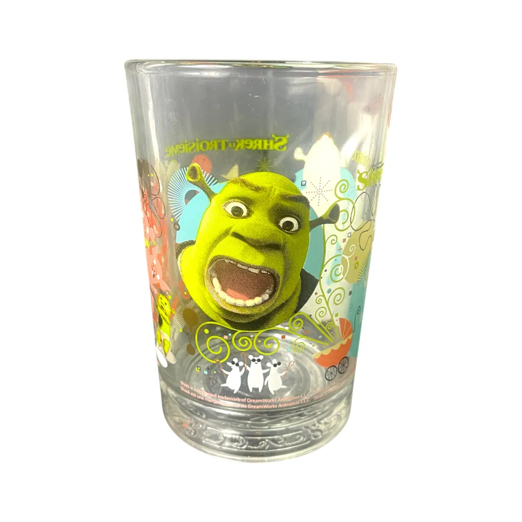 Shrek The Third 2007 Collectable McDonald’s Drinking Glass photo 1