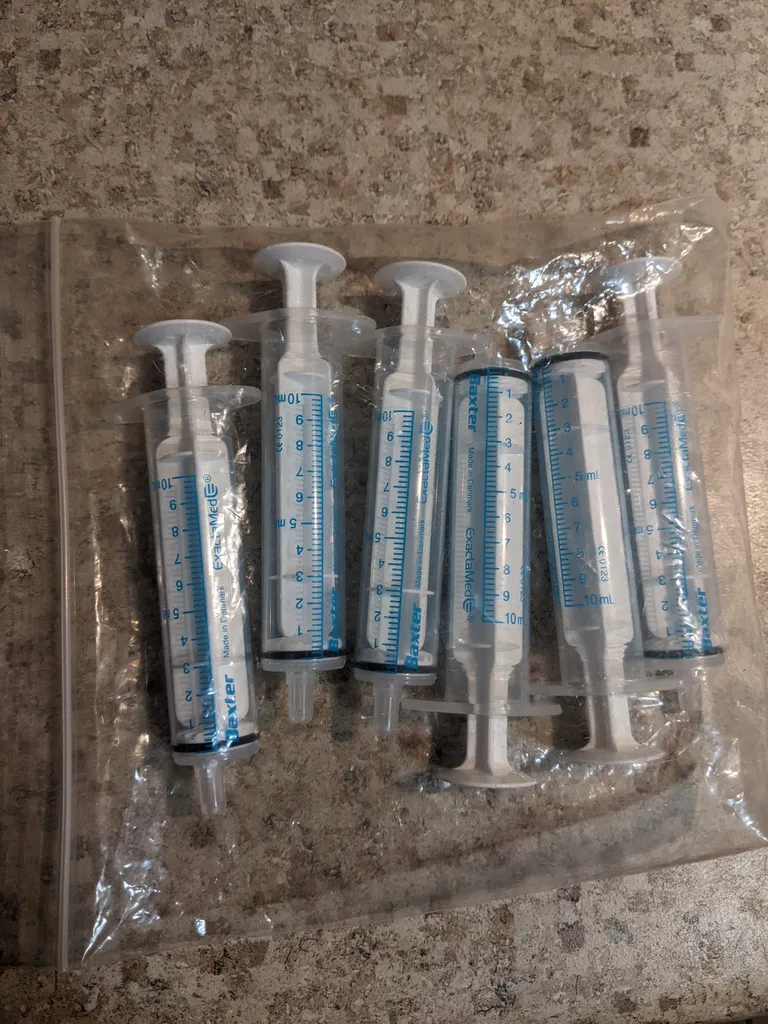 6x 10ml seringues photo 1