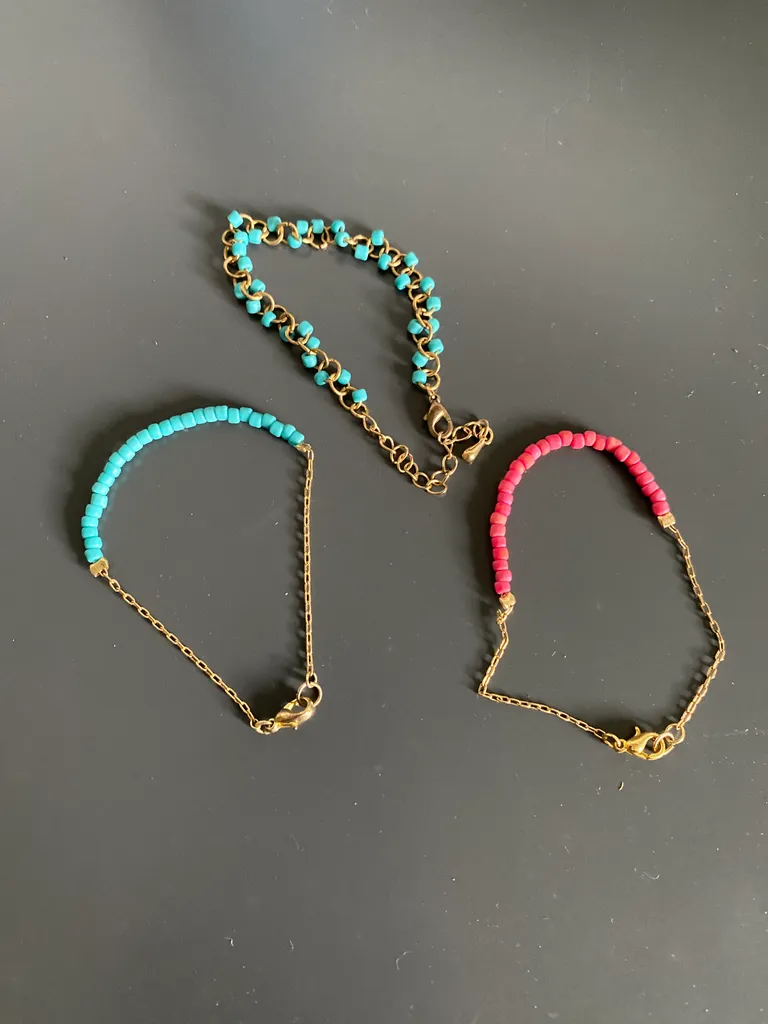 3 handmade bracelets photo 1