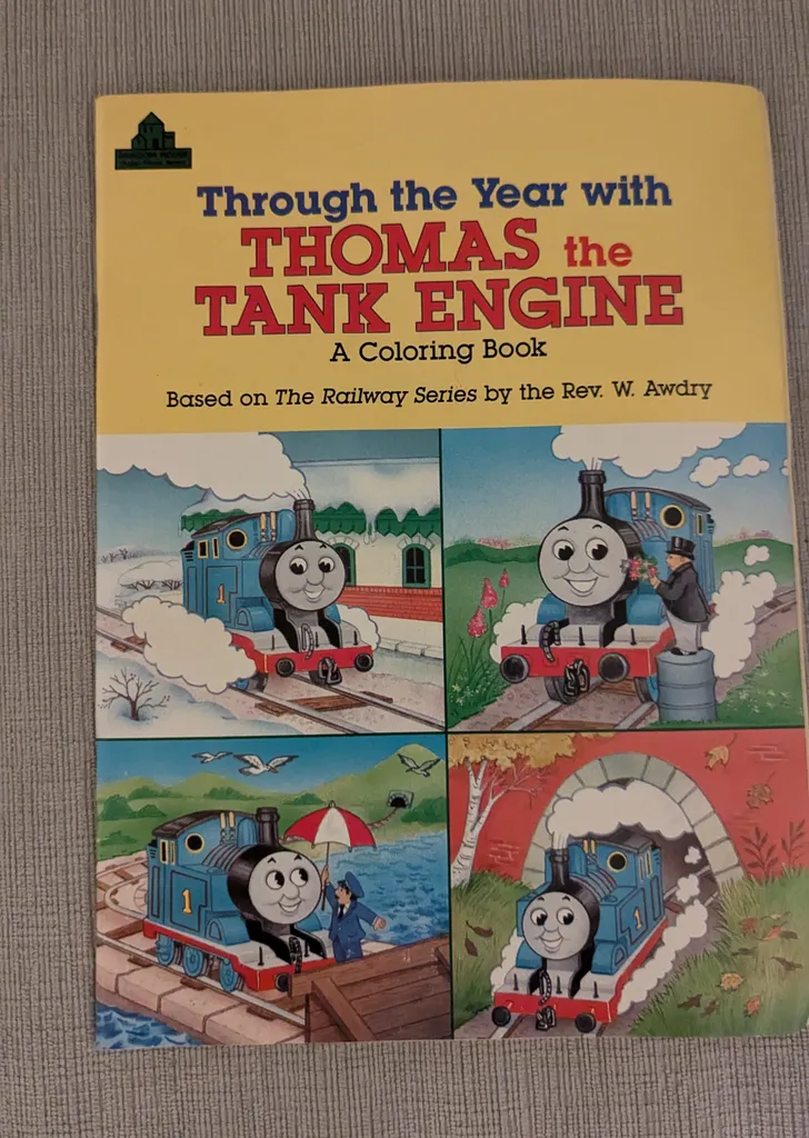 Through the Year with Thomas the Tank Engine Coloring Book photo 1
