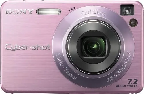 Pink/Red Sony Cybershot Camera photo 1