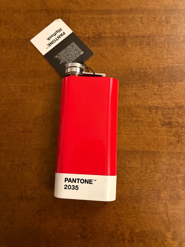 Pantone Hip Flask – Red (Pantone 2035) photo 1