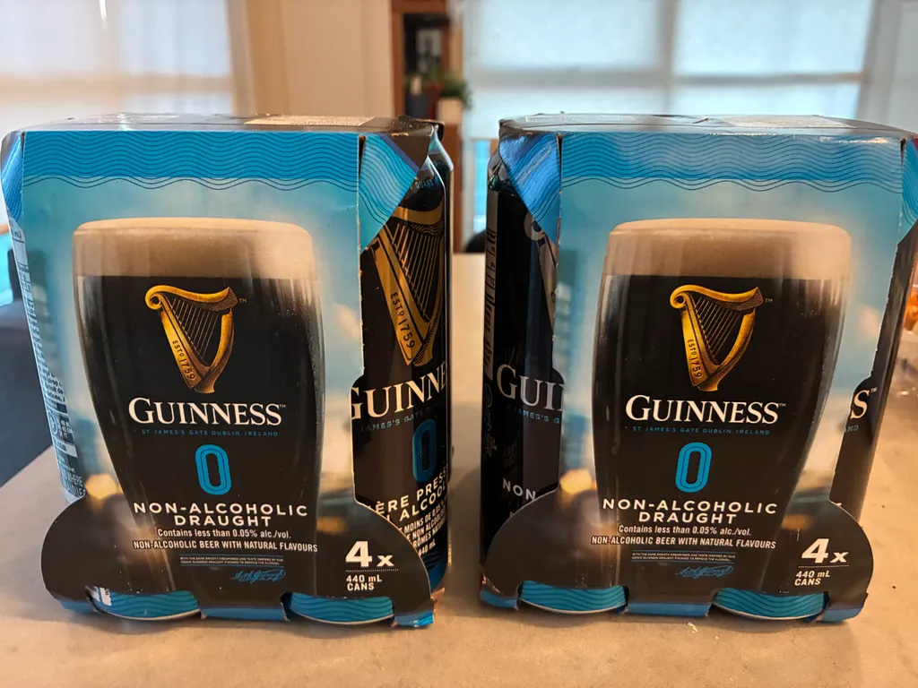 Tall Guinness non alcoholic drink lot photo 1