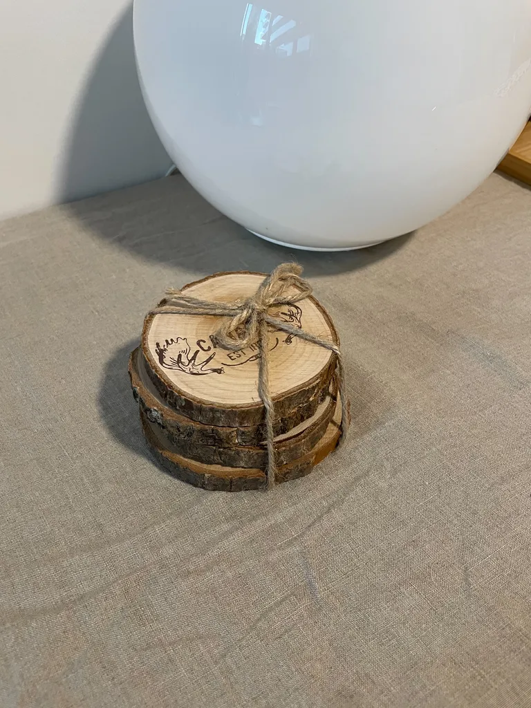 Wooden coasters  photo 1