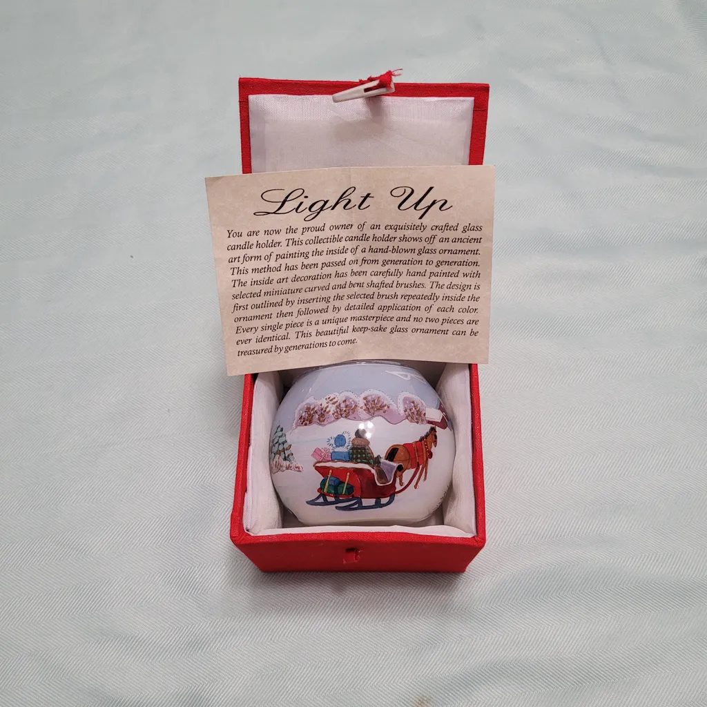 Hand made Christmas candle holder  photo 1