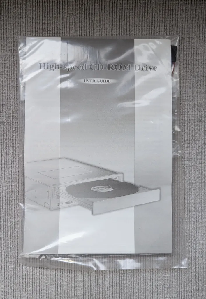 High-Speed CD-ROM Drive with Installation Disk and User Guide photo 1