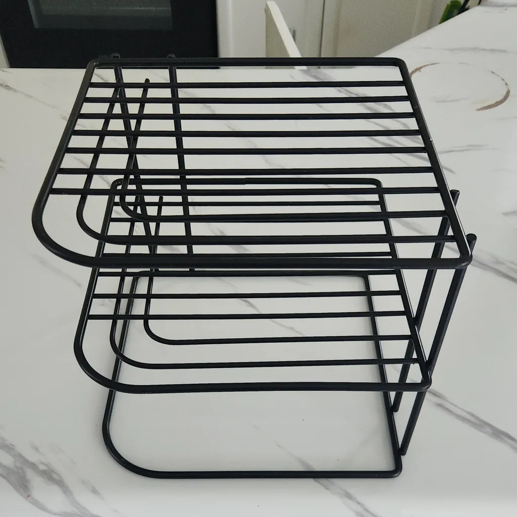 Cupboard organizer shelf photo 1