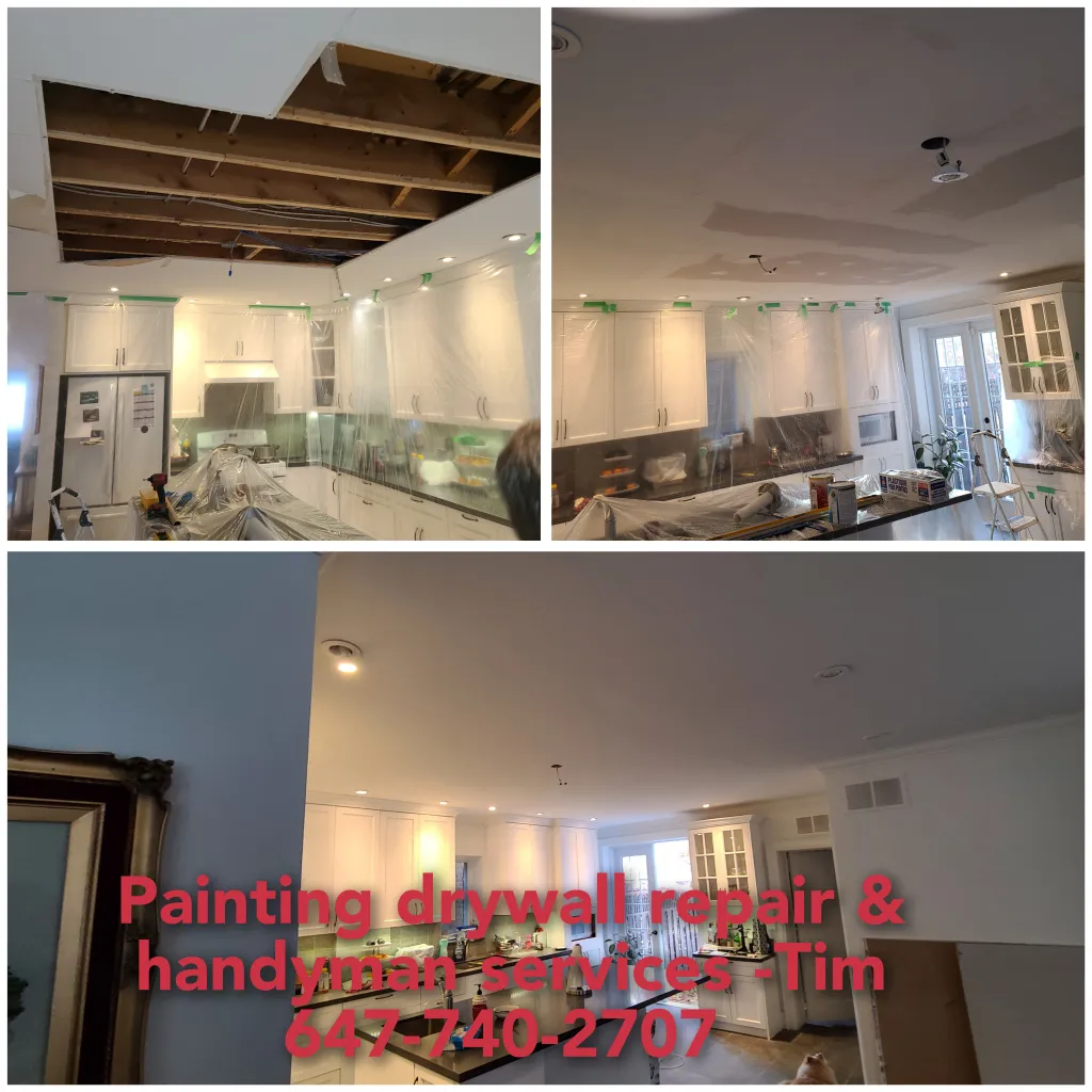 Drywall repair interior painting & handyman services  photo 1