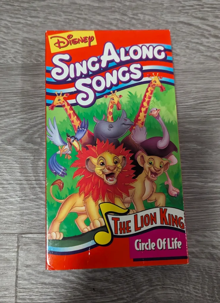 Disney Sing Along Songs: The Lion King VHS Tape Movie photo 1