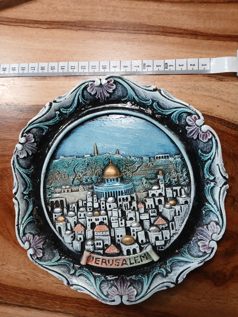 Jerusalem hanging plate photo 1