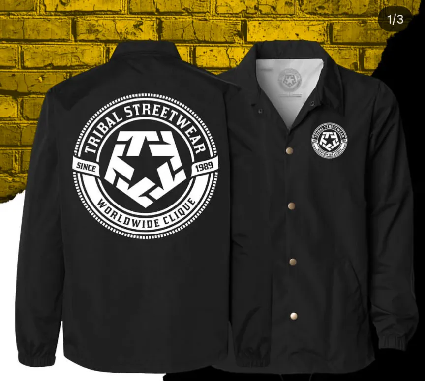 Tribal Gear / Streetwear Coach Jacket BNWT photo 1