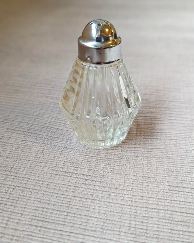 Vintage Glass Salt Shaker  photo 1