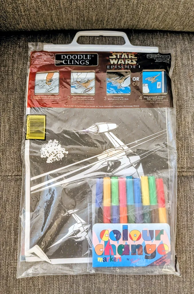 Brand New Star Wars Episode I Doodle Clings photo 1