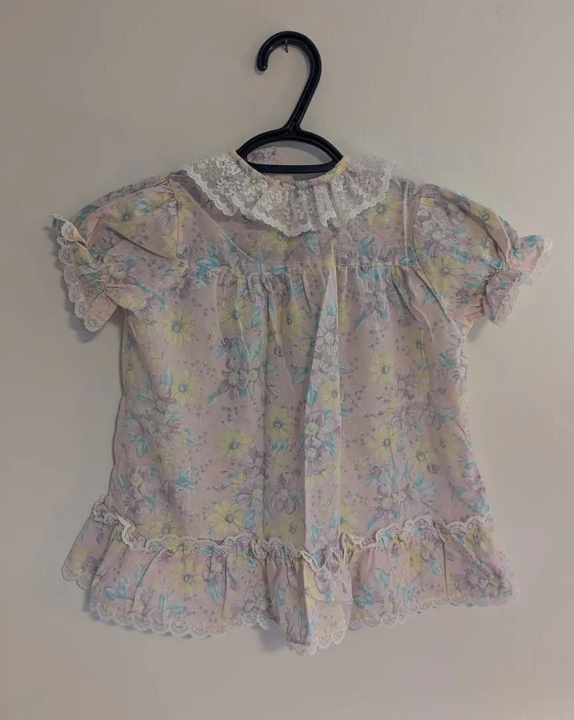 Vintage Floral Baby Dress photo 1