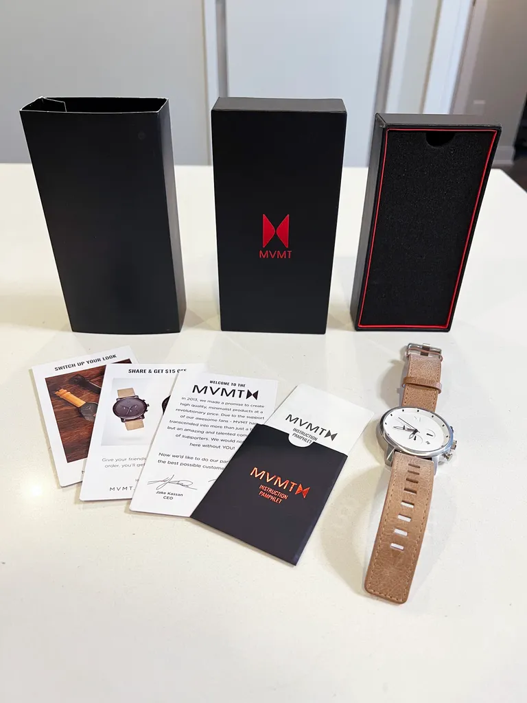 MVMNT Watch & Box photo 1