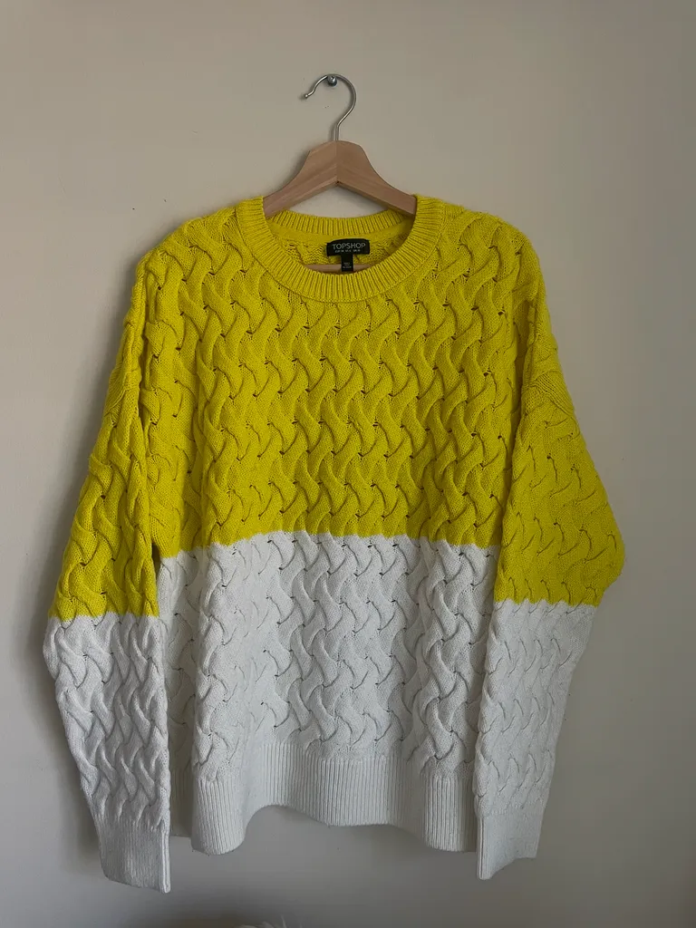 TopShop Knit Colourblock Sweater photo 1