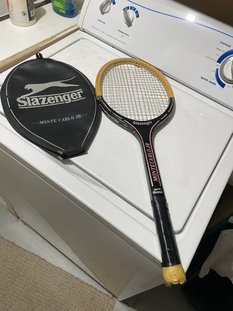 Vintage tennis racket  photo 1