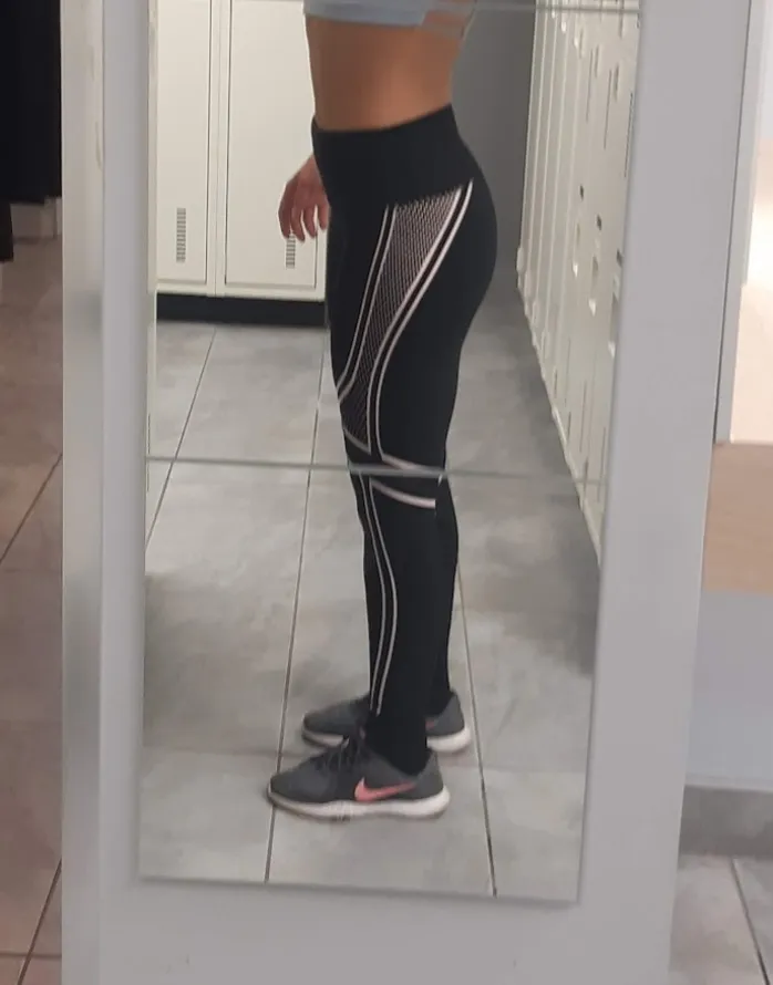 RBX leggings contrast rubber print photo 1