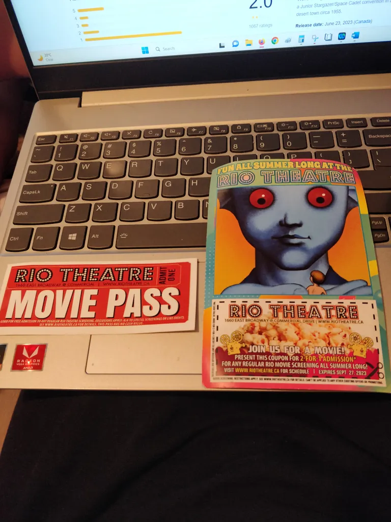 Rio Theatre Free Movie Pass & BOGO coupon photo 1