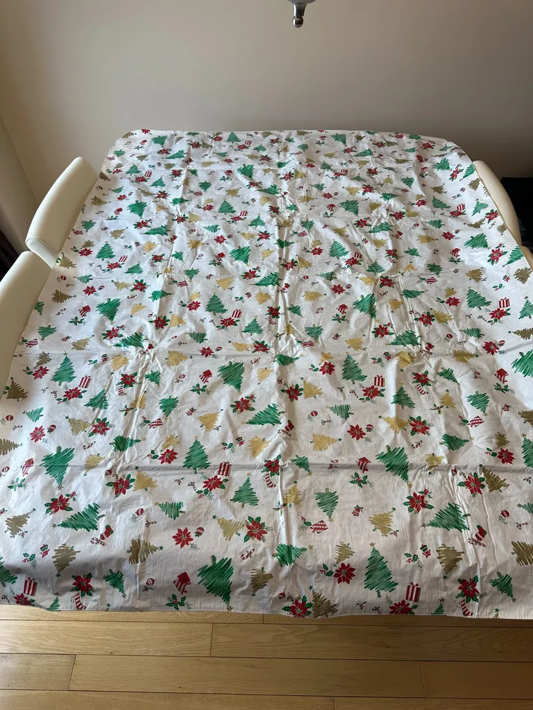 Holiday Themed Table Cloth photo 1
