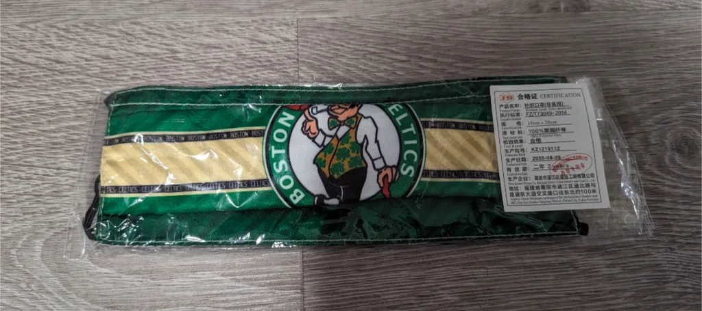 Brand New Boston Celtics Basketball Facemask photo 1